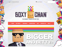Tablet Screenshot of boxychan.com